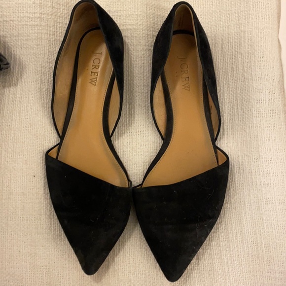 J. Crew Shoes - J Crew Leather Pointed Flats